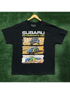 Subaru Motorsports USA Poster T-Shirt Size 2XL